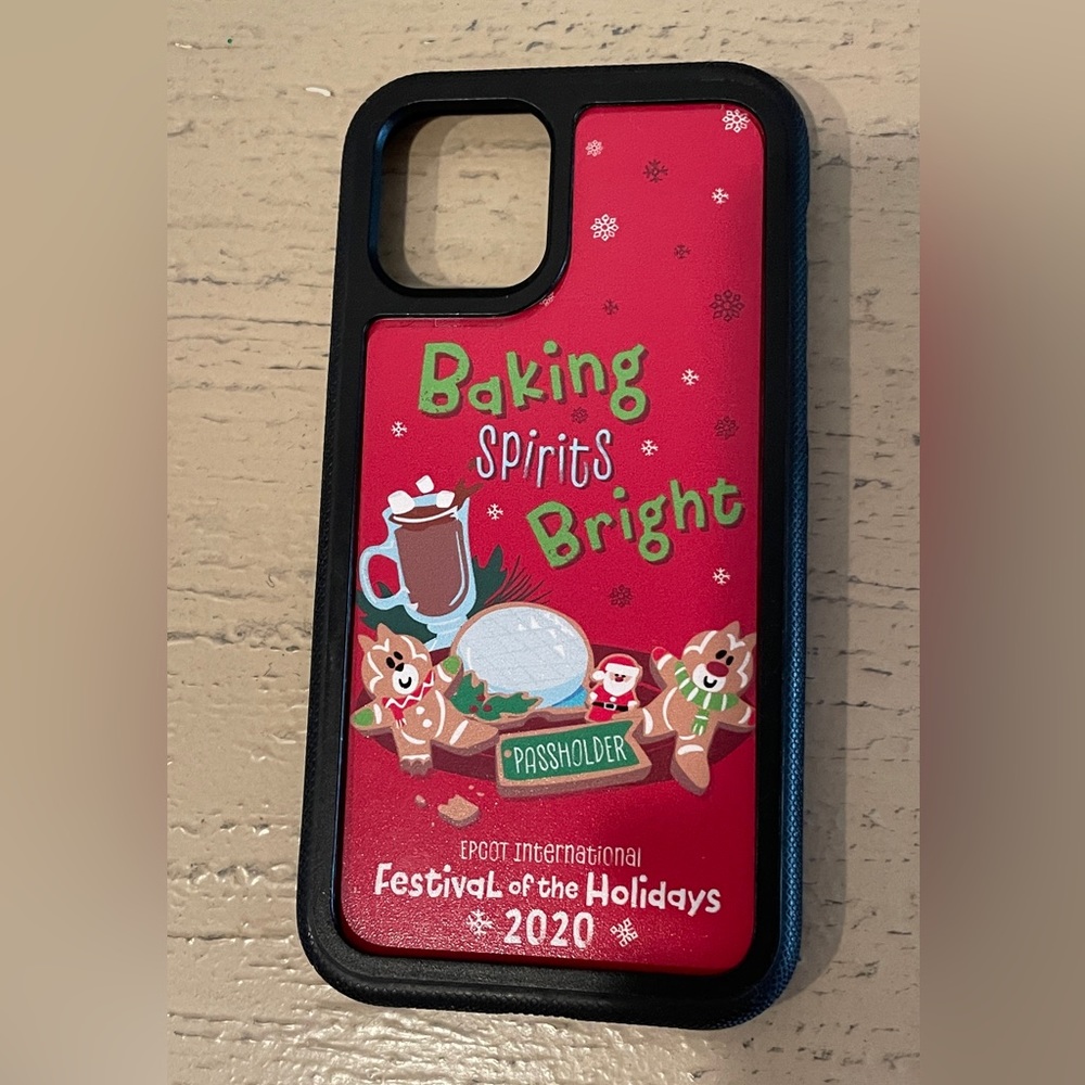 iPhone 12 Pro Disney Passholder Epcot Festival of the Holidays 2020 Case